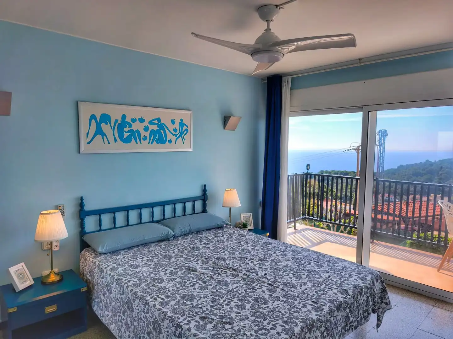 Schlafzimmer von Wohnung zum Verkauf in Lloret de Mar mit Heizung, Privatgarten und Terrasse