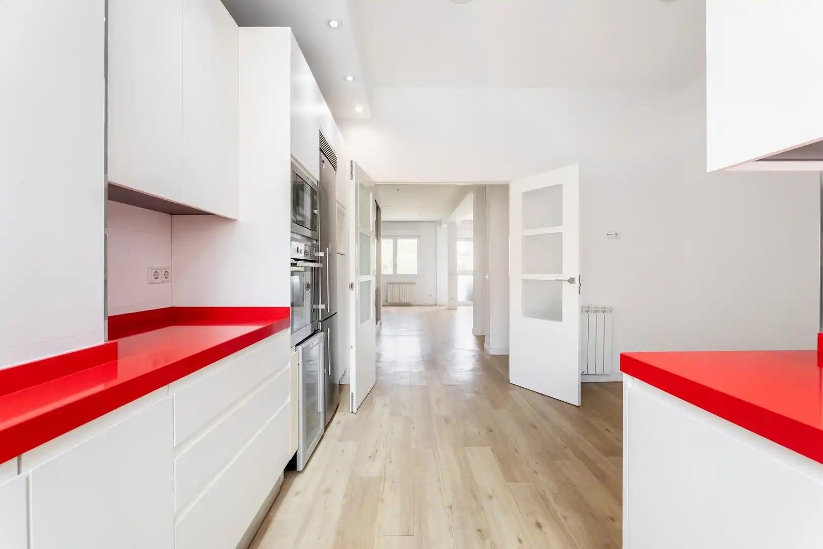 Kitchen of Flat for rent in Madrid  with Air Conditioner and Heating