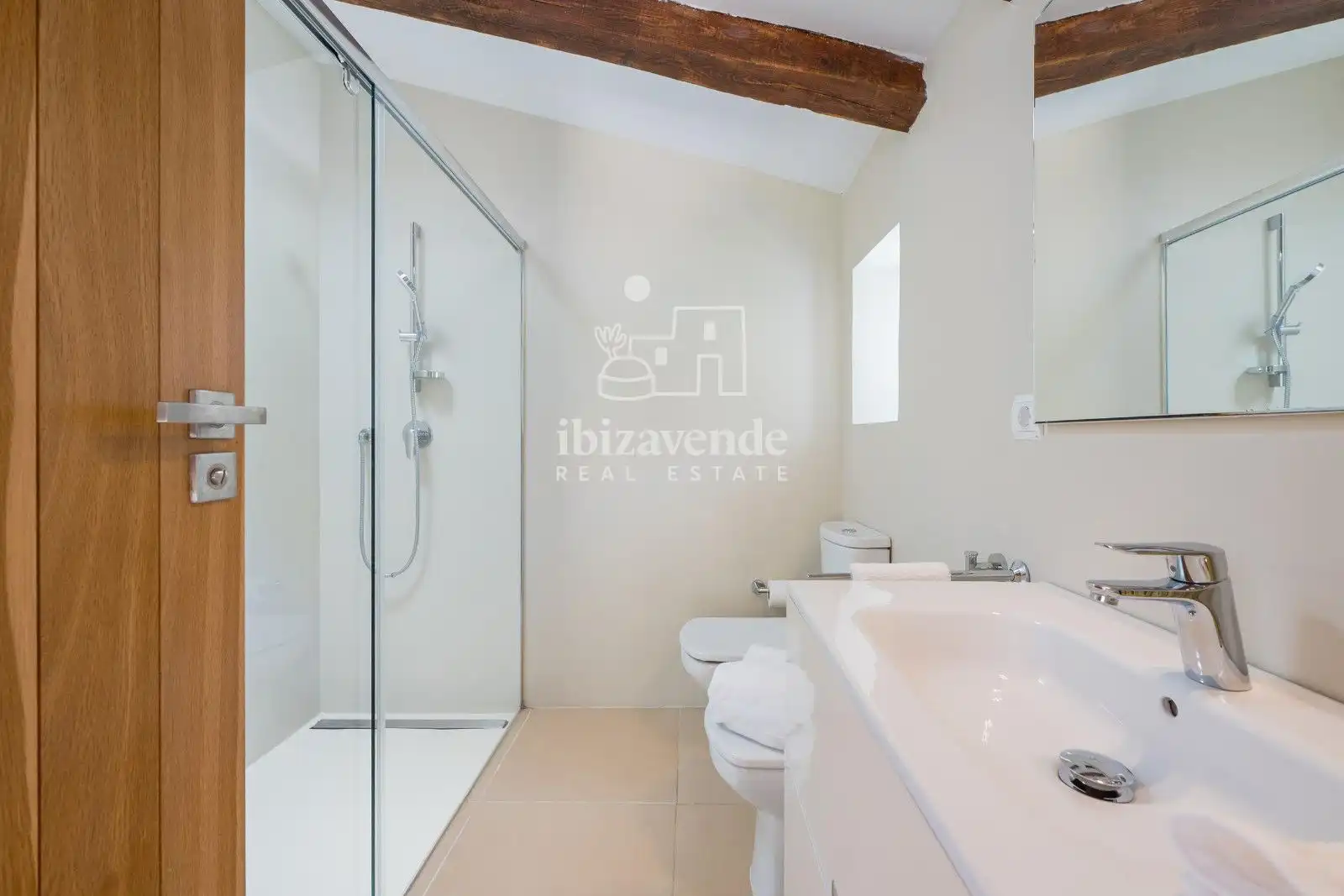 Baño de Casa o chalet de alquiler en Santa Eulària des Riu con Aire acondicionado, Calefacción y Terraza