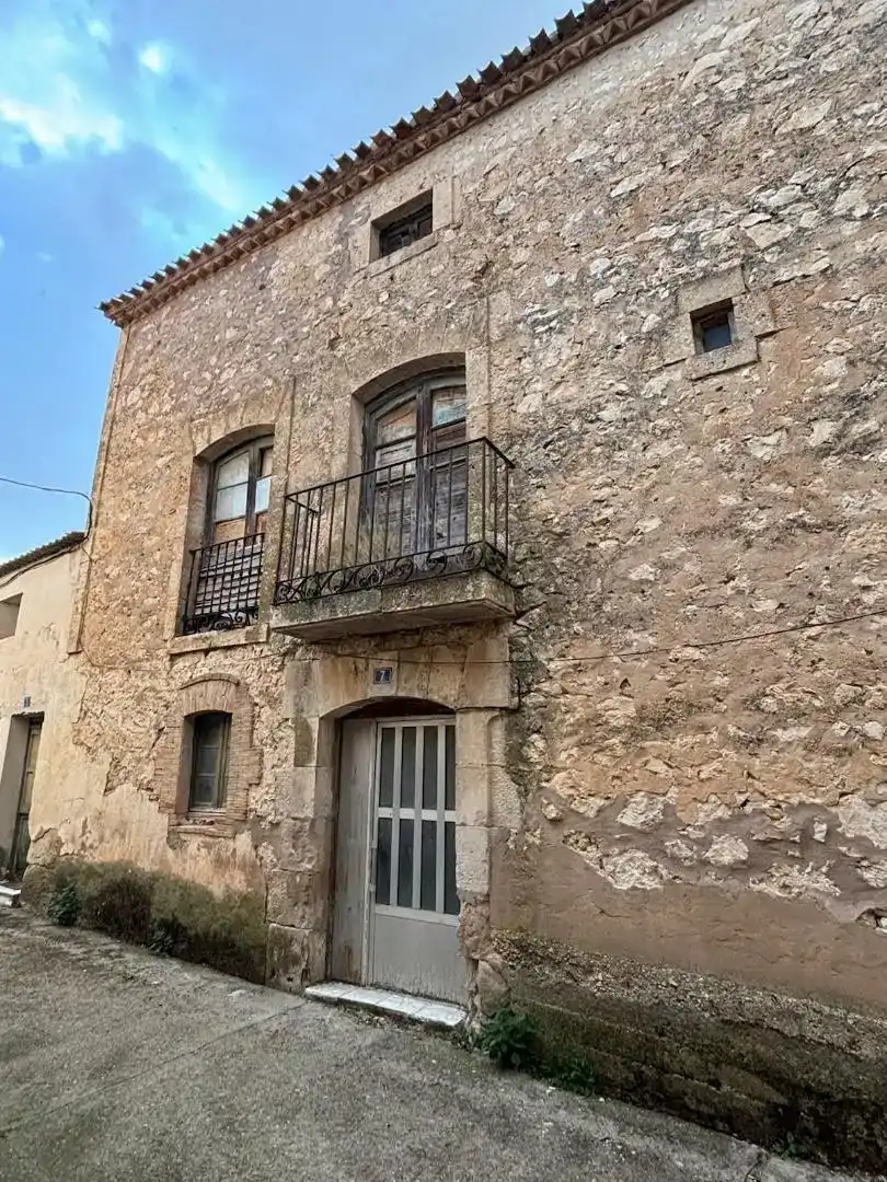Vista exterior de Casa adosada en venda en Cilleruelo de Abajo amb Traster i Balcó