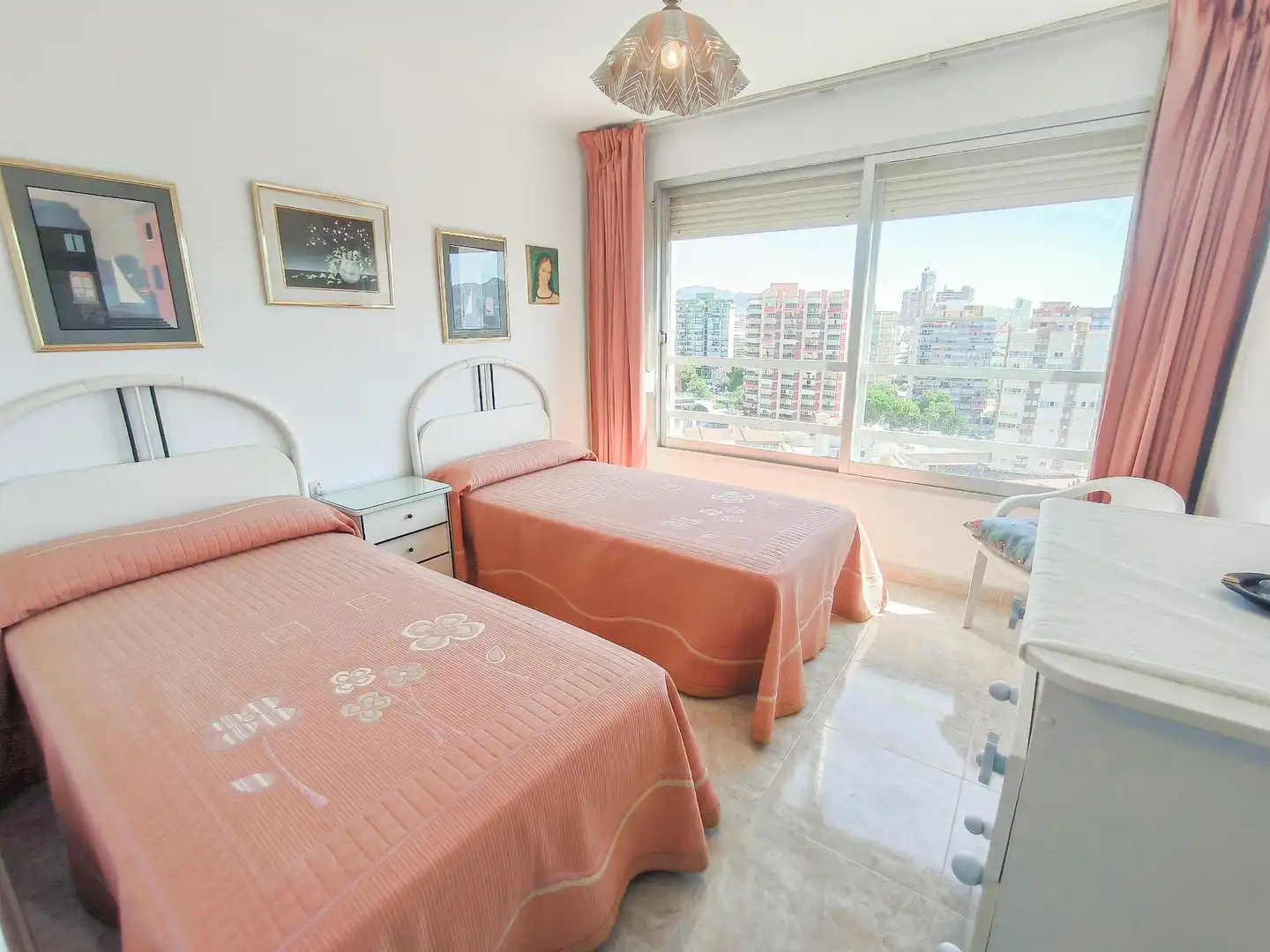 Bedroom of Flat for sale in Benidorm  with Private garden, Terrace and Furnished