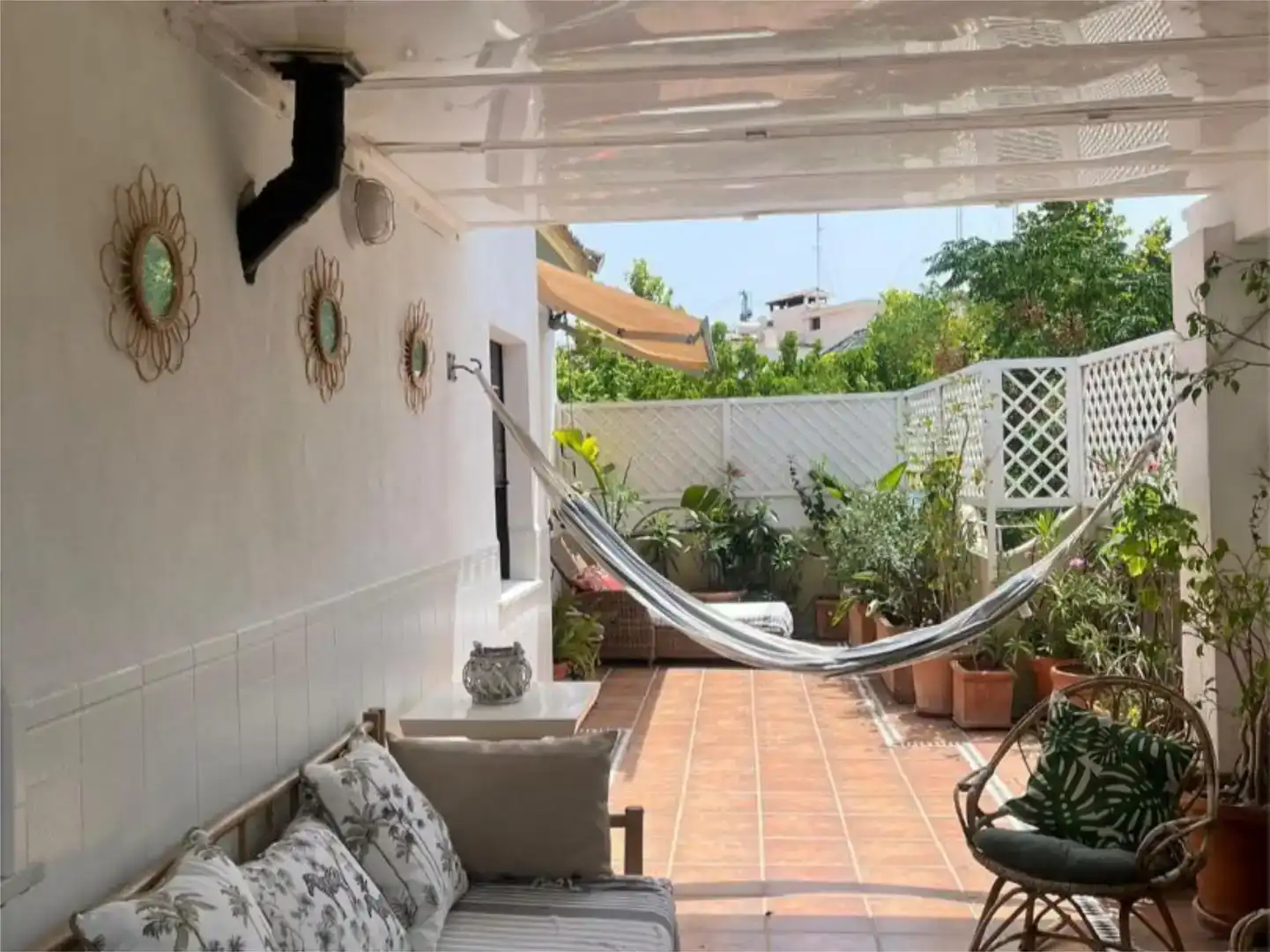 Terrasse von Wohnung zur Miete in Marbella Centro