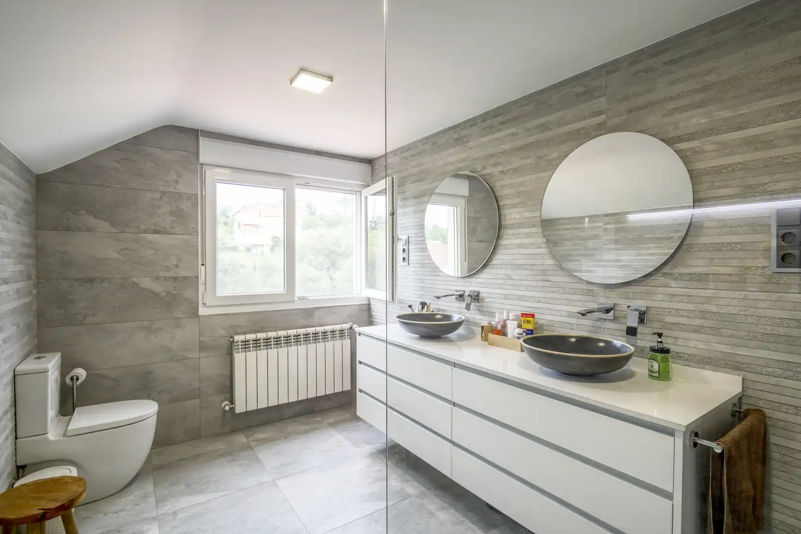 Baño de Casa o chalet en venta en Lousame con Aire acondicionado, Calefacción y Jardín privado
