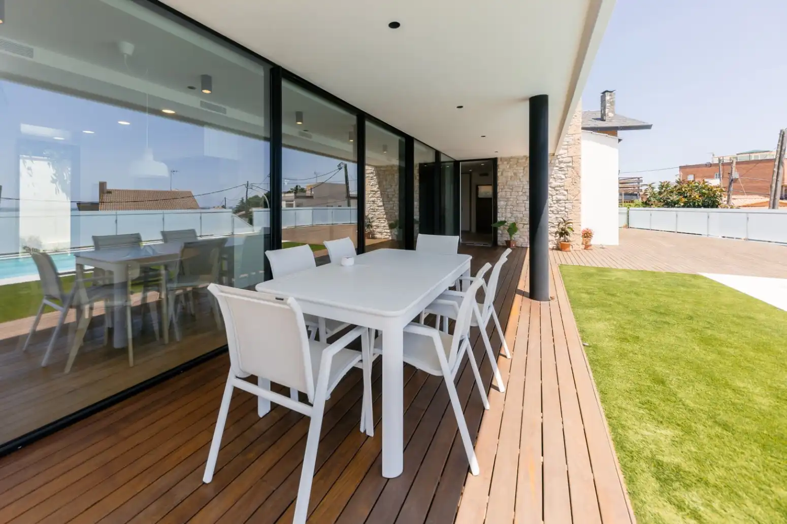 Terrassa de Casa o xalet en venda en Viladecans amb Aire condicionat, Calefacció i Jardí privat
