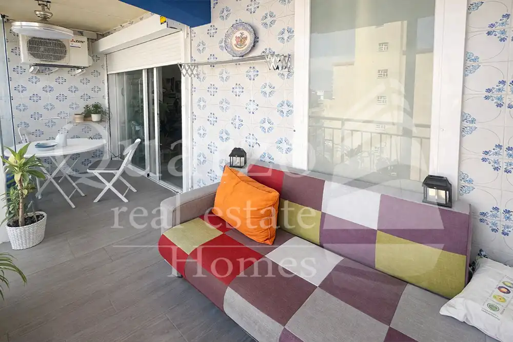Terraza de Apartamento en venta en Gandia con Calefacción, Terraza y Amueblado