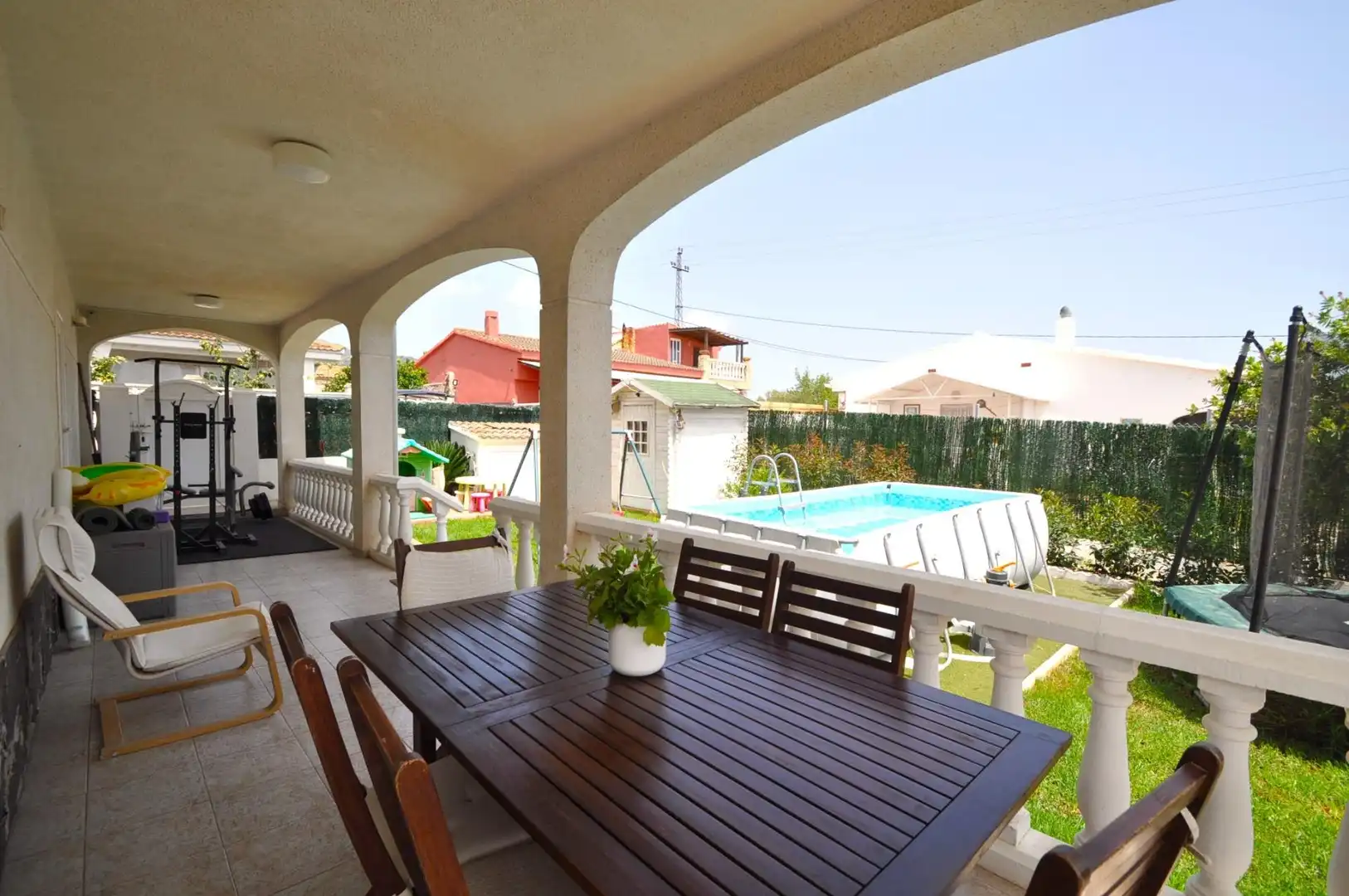 Terrasse von Haus oder Chalet zum Verkauf in La Ràpita mit Privatgarten, Terrasse und Schwimmbad