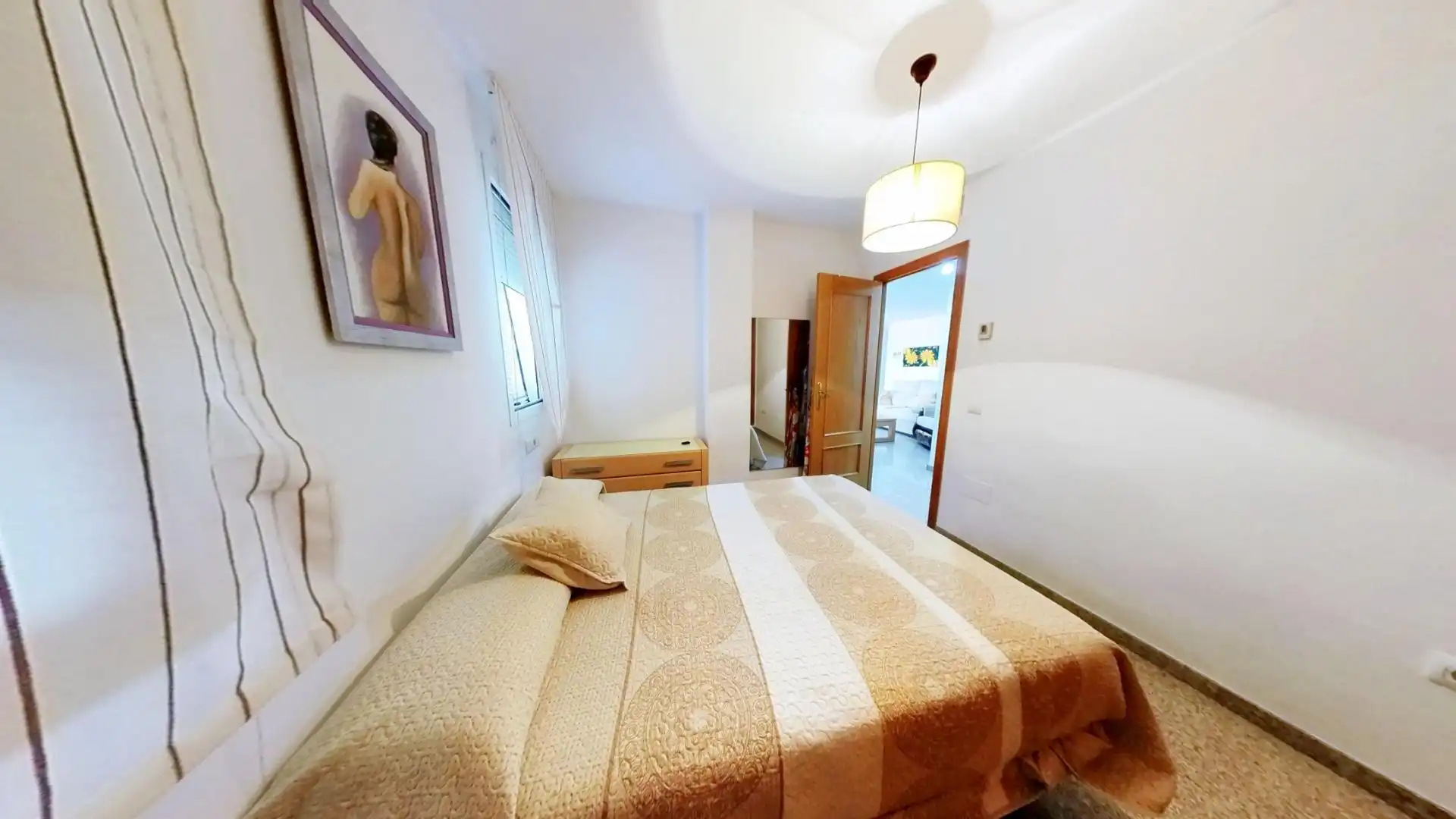 Bedroom of Flat for sale in Lújar  with Air Conditioner, Terrace and Balcony