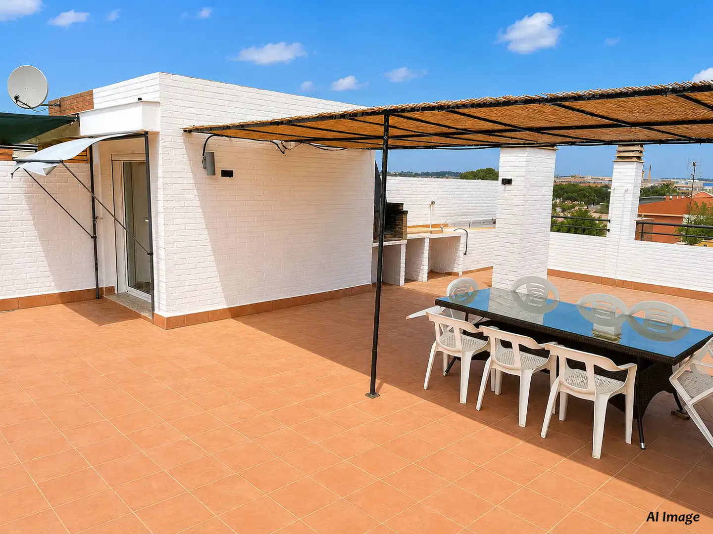 Terrassa de Dúplex en venda en Manises amb Aire condicionat, Terrassa i Piscina