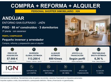 Flat with balcony for sale in Andújar