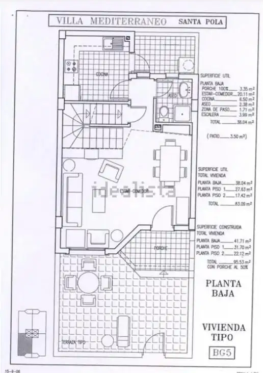 Casa o chalet en venta en Santa Pola con Terraza, Piscina y Piscina comunitaria