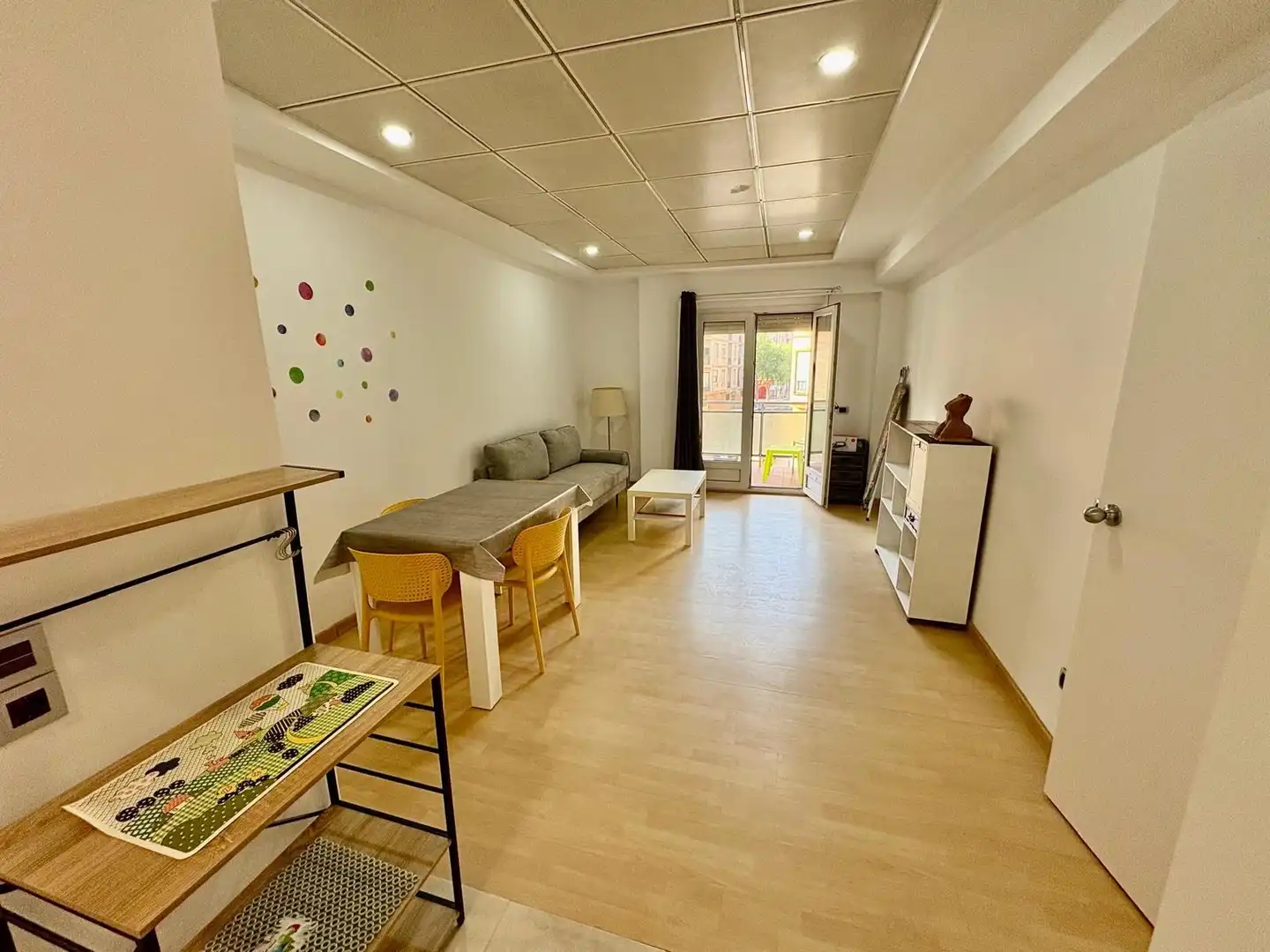 Living room of Flat for rent in Castellón de la Plana / Castelló de la Plana  with Terrace, Furnished and Balcony