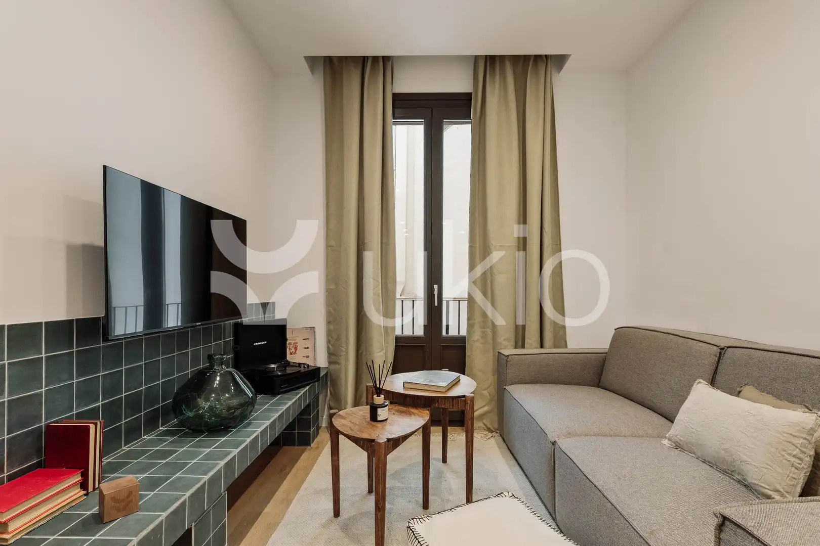 Wohnzimmer von Wohnungen zur Miete in Barcelona mit Klimaanlage, Heizung und Möbliert