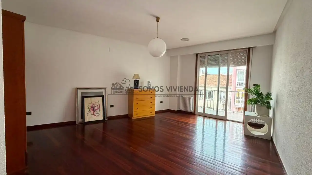 Living room of Flat for sale in Ourense Capital   with Heating, Furnished and Balcony
