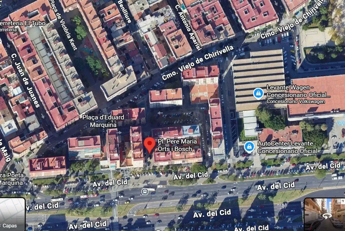 Vista exterior de Piso en venta en Valencia con Aire acondicionado, Jardín privado y Amueblado