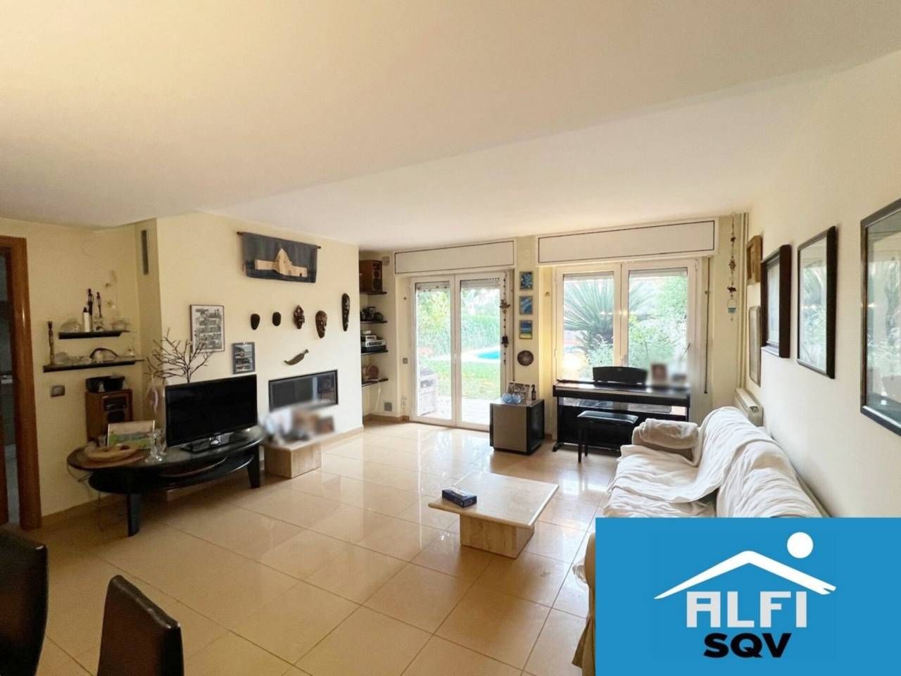 Living room of House or chalet for sale in Sant Quirze del Vallès  with Air Conditioner, Heating and Private garden