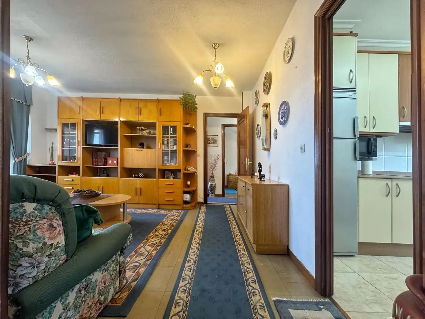 Sala de estar de Piso en venta en Vigo  con Calefacción, Terraza y Amueblado