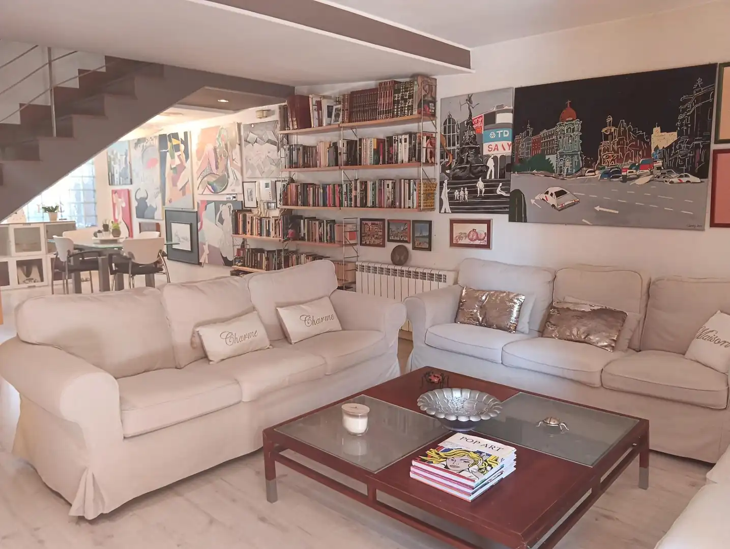Living room of Detached homes for sale in Murcia  with Air Conditioner, Private garden and Terrace