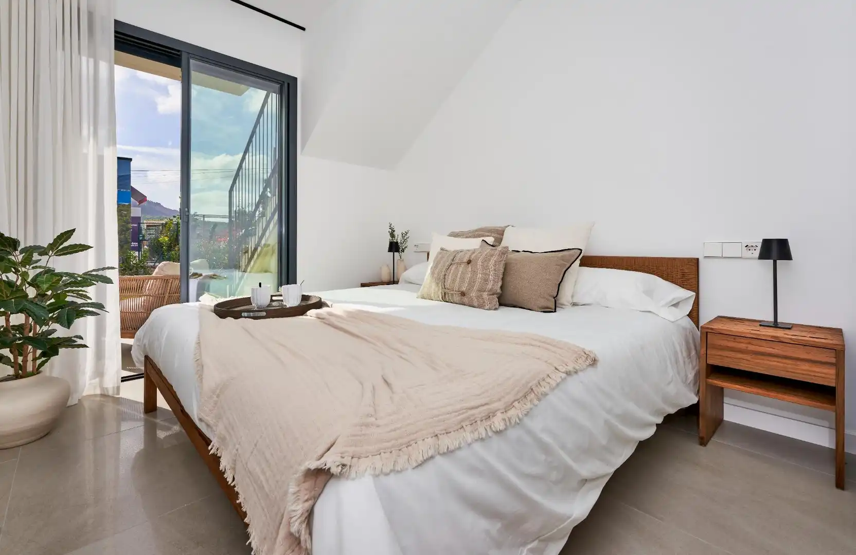 Bedroom of Flat for sale in Andratx  with Air Conditioner, Private garden and Terrace