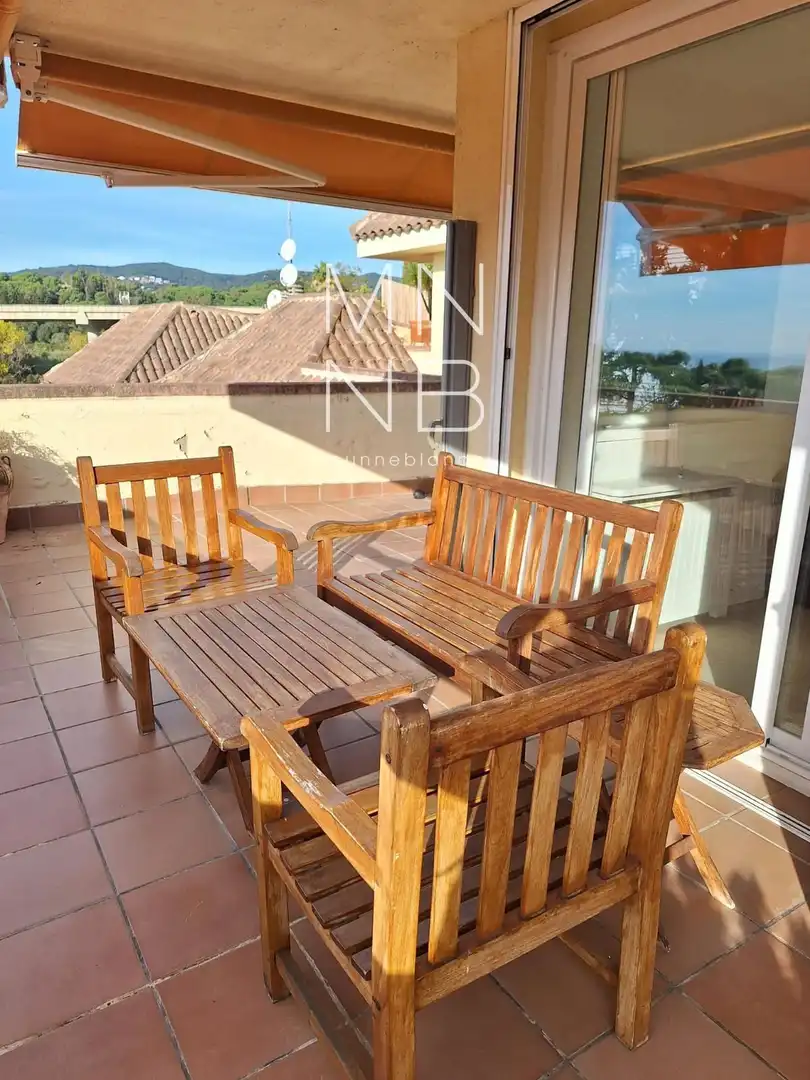 Terrasse von Dachboden zum Verkauf in Sant Vicenç de Montalt mit Klimaanlage, Heizung und Terrasse