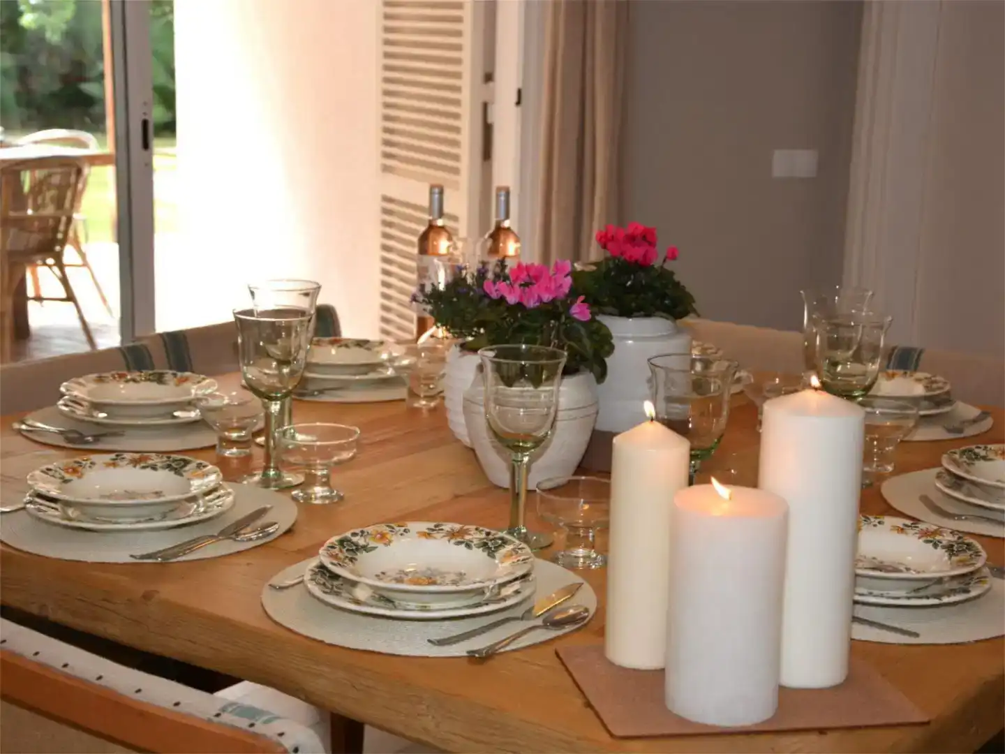 Esszimmer von Wohnung zur Miete in Sitges mit Klimaanlage, Schwimmbad und Balkon