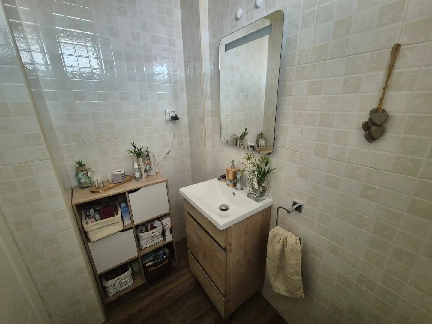 Baño de Casa adosada en venta en Malgrat de Mar con Aire acondicionado, Calefacción y Jardín privado