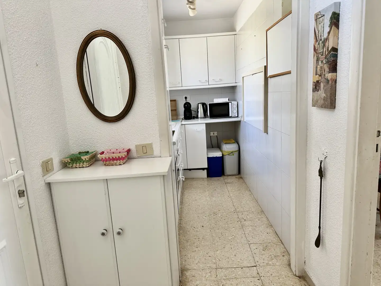 Küche von Einfamilien-Reihenhaus zur Miete in Arona mit Terrasse, Möbliert und Ofen