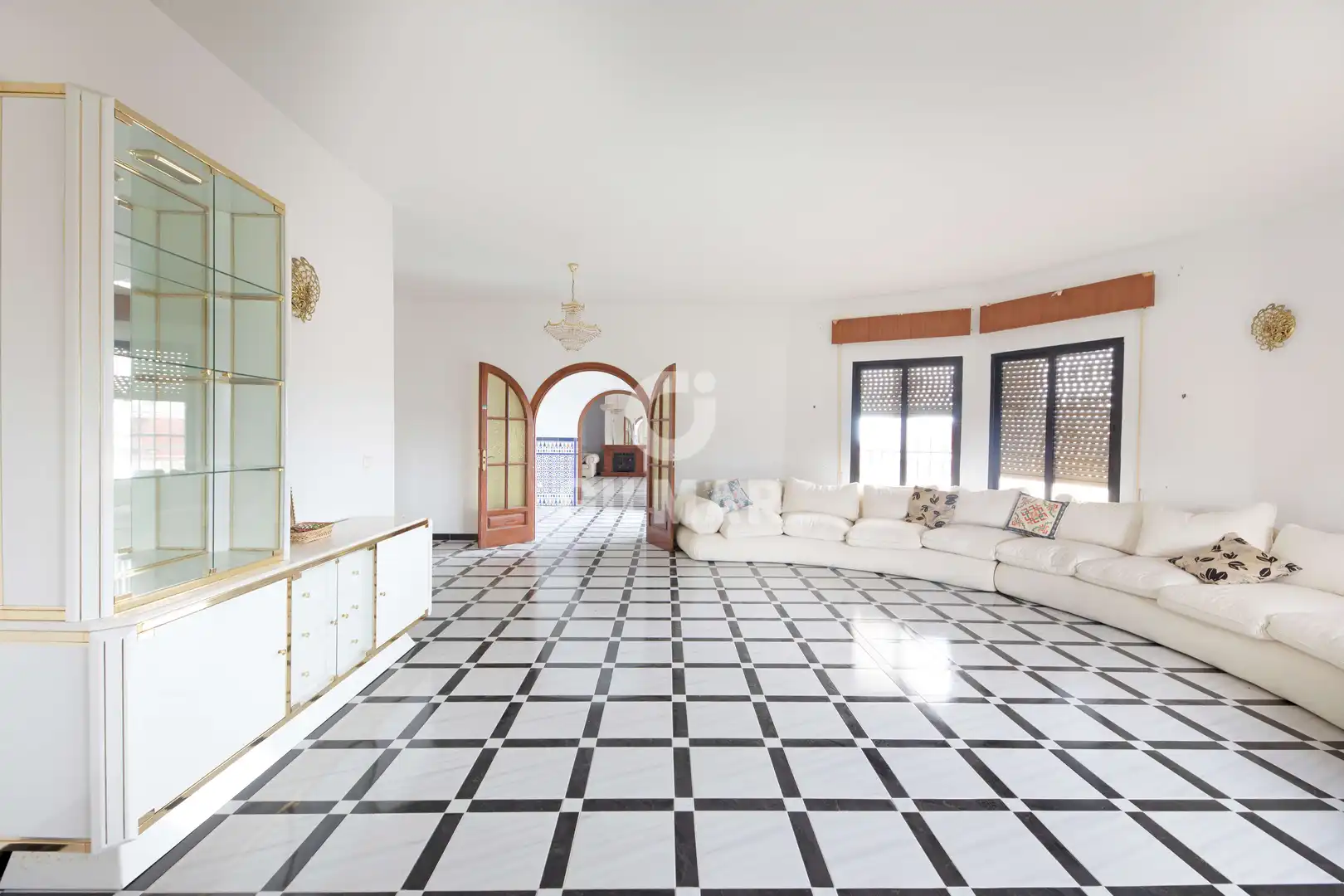 Sala de estar de Casa o chalet en venta en Benalmádena con Jardín privado y Piscina