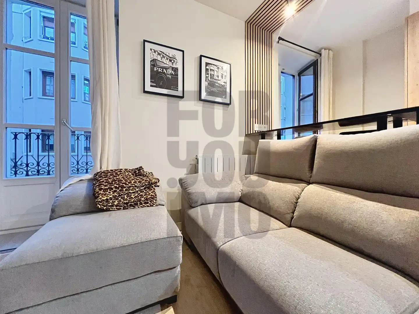 Living room of Apartments for sale in Irun   with Heating, Parquet flooring and Furnished