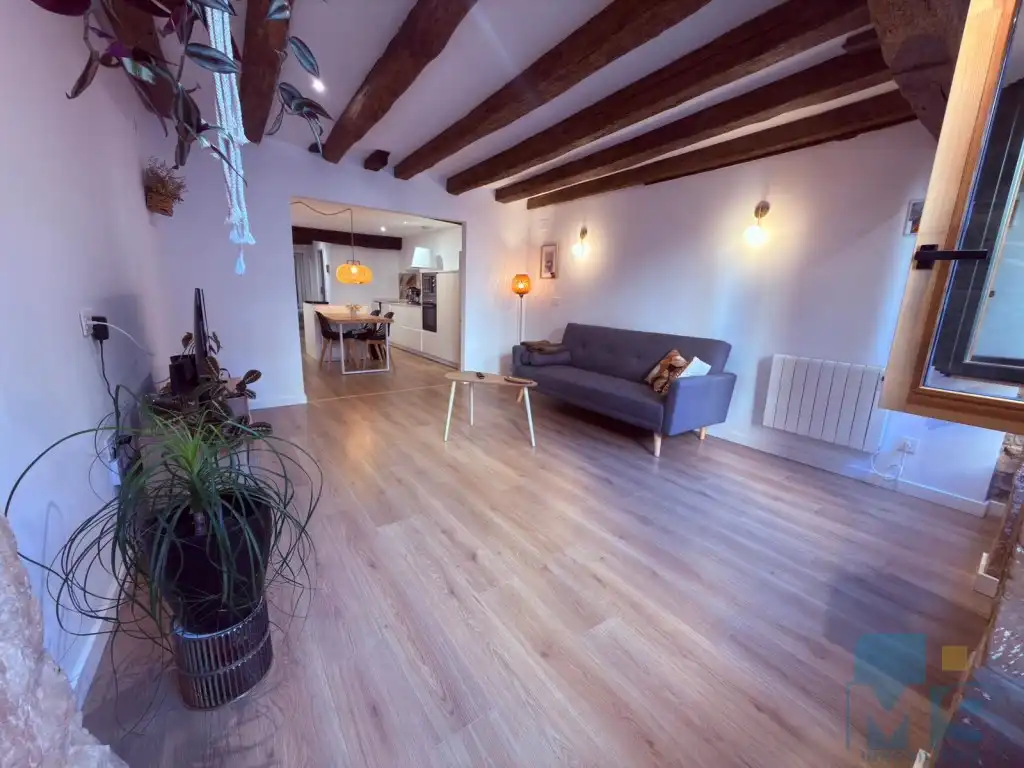 Sala de estar de Piso en venta en Pasaia con Amueblado