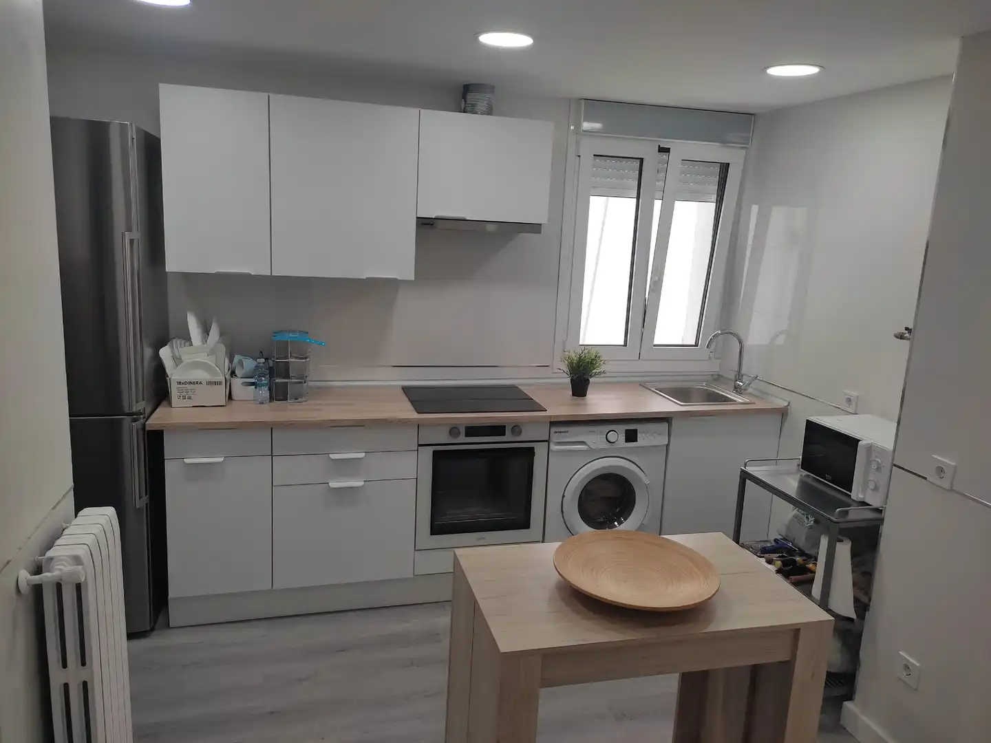 Küche von Wohnung zur Miete in Zaragoza mit Heizung, Möbliert und Ofen