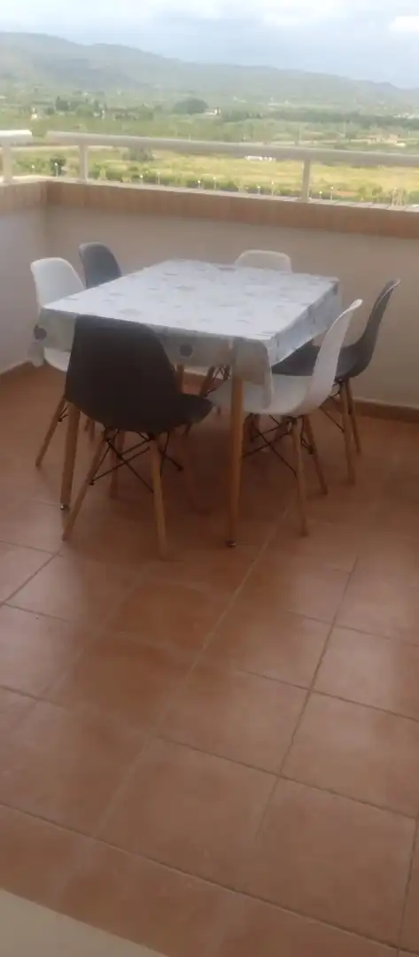 Menjador de Apartament de lloguer en Cabanes amb Aire condicionat, Calefacció i Terrassa