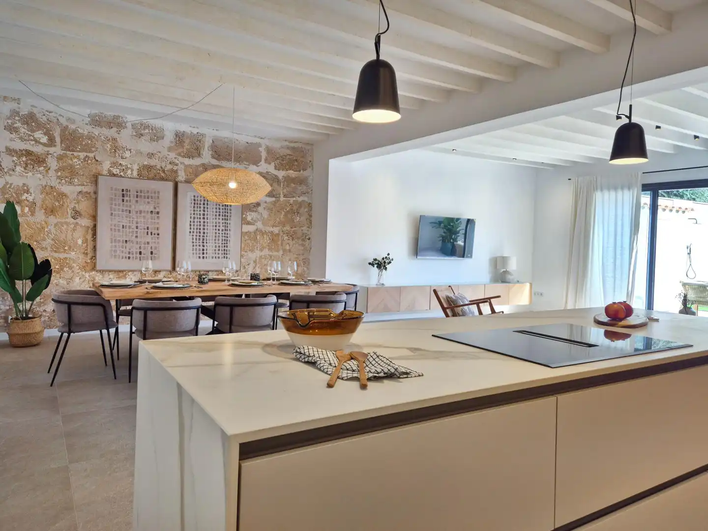 Cuina de Casa o xalet en venda en  Palma de Mallorca amb Aire condicionat, Calefacció i Jardí privat