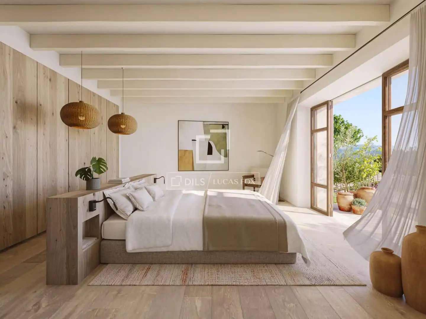 Habitación de Casa o chalet en venta en Santa María del Camí con Aire acondicionado, Calefacción y Jardín privado