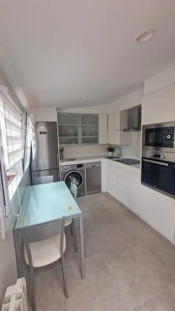Kitchen of Attic for rent in A Coruña Capital   with Heating, Parquet flooring and Terrace