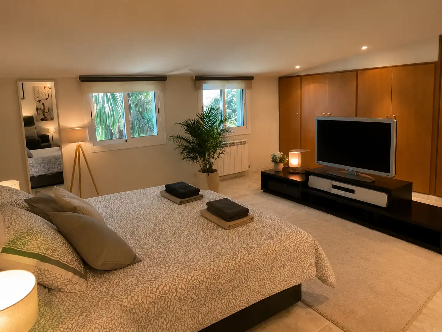 Bedroom of Houses for rent in Gavà  with Air Conditioner, Heating and Private garden