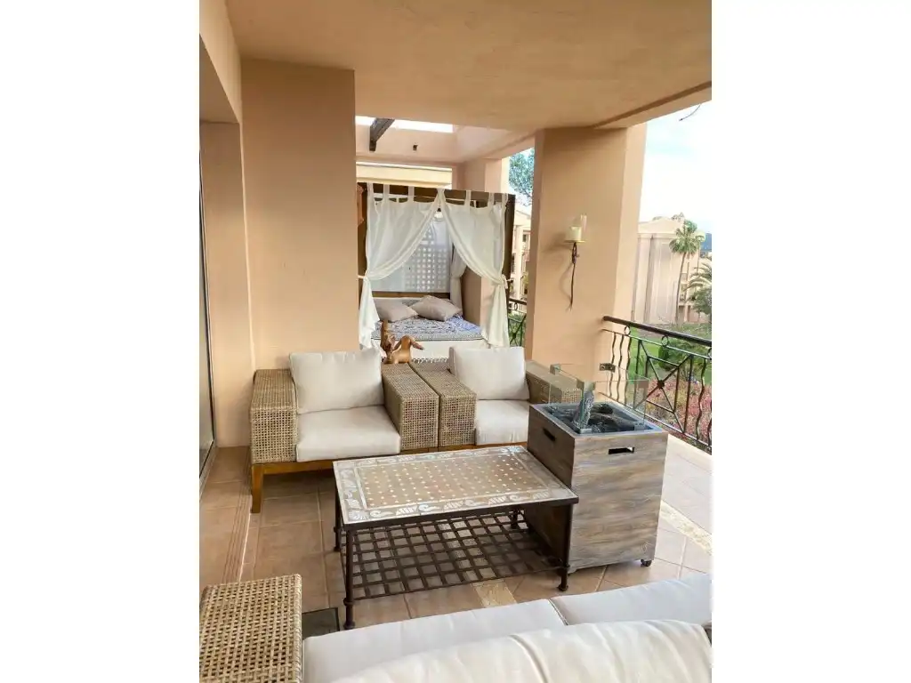 Terraza de Apartamento de alquiler en Calvià con Aire acondicionado, Jardín privado y Amueblado