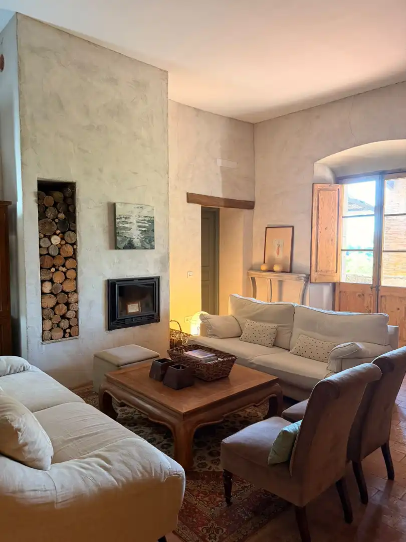 Sala de estar de Finca rústica en venta en Vilademuls