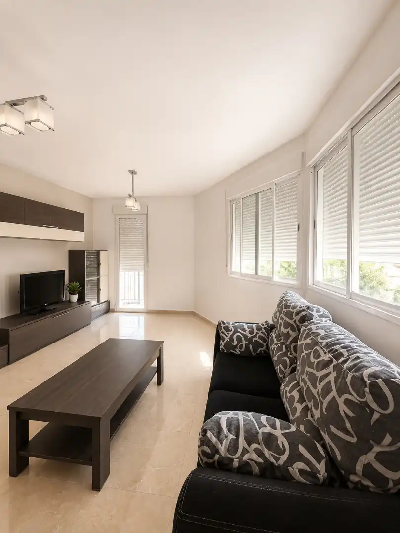 Sala d'estar de Pis en venda en Murcia amb Aire condicionat, Traster i Moblat