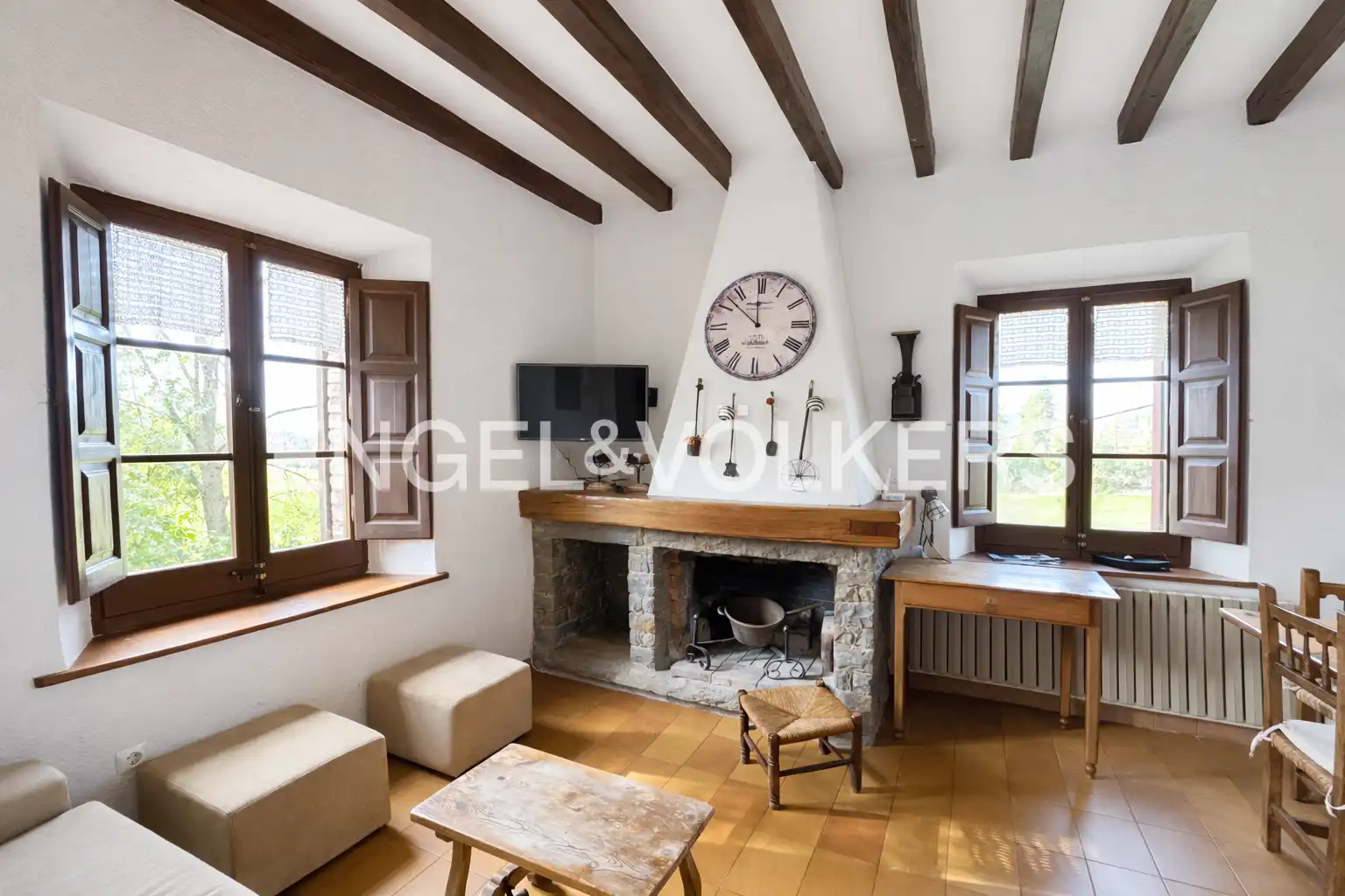 Sala de estar de Casa o chalet en venta en Rupit i Pruit con Calefacción
