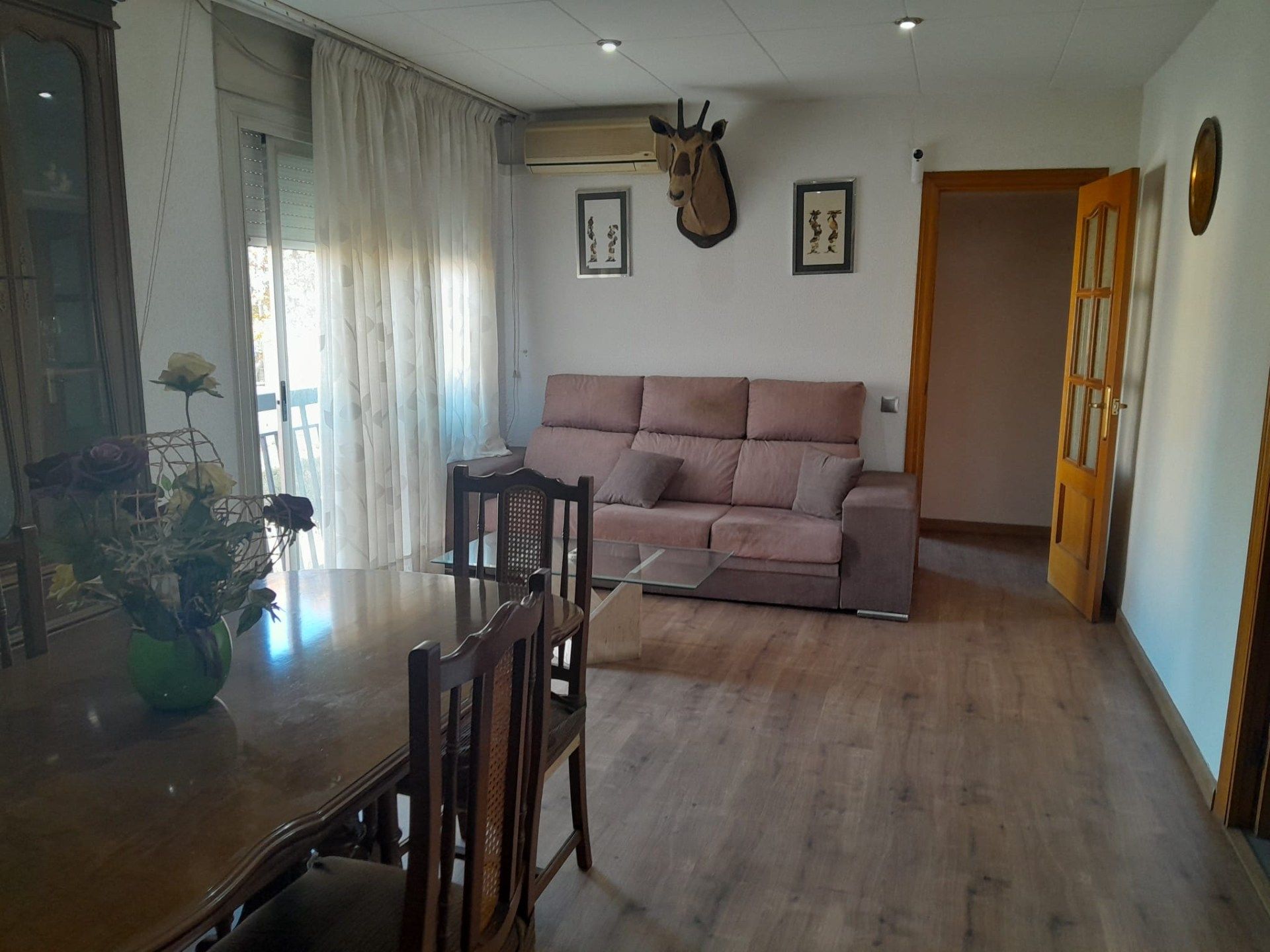 Living room of Flat to rent in Montcada i Reixac  with Heating, Storage room and Furnished