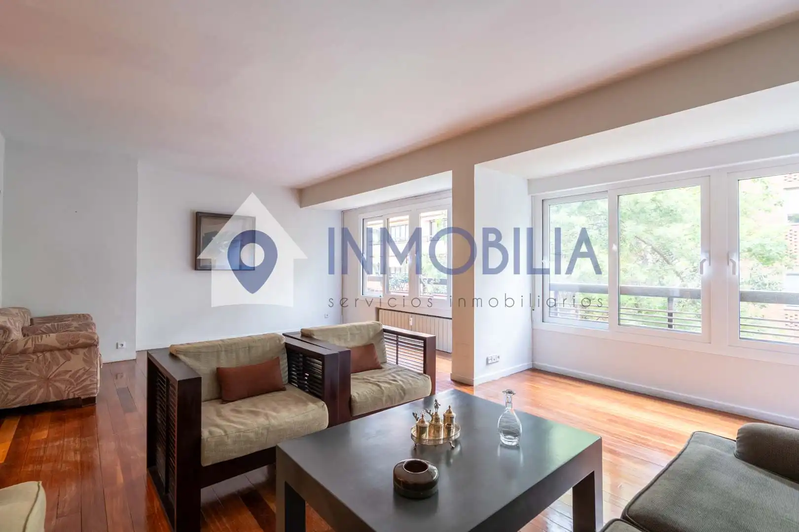Sala de estar de Piso en venta en Madrid con Calefacción, Jardín privado y Trastero