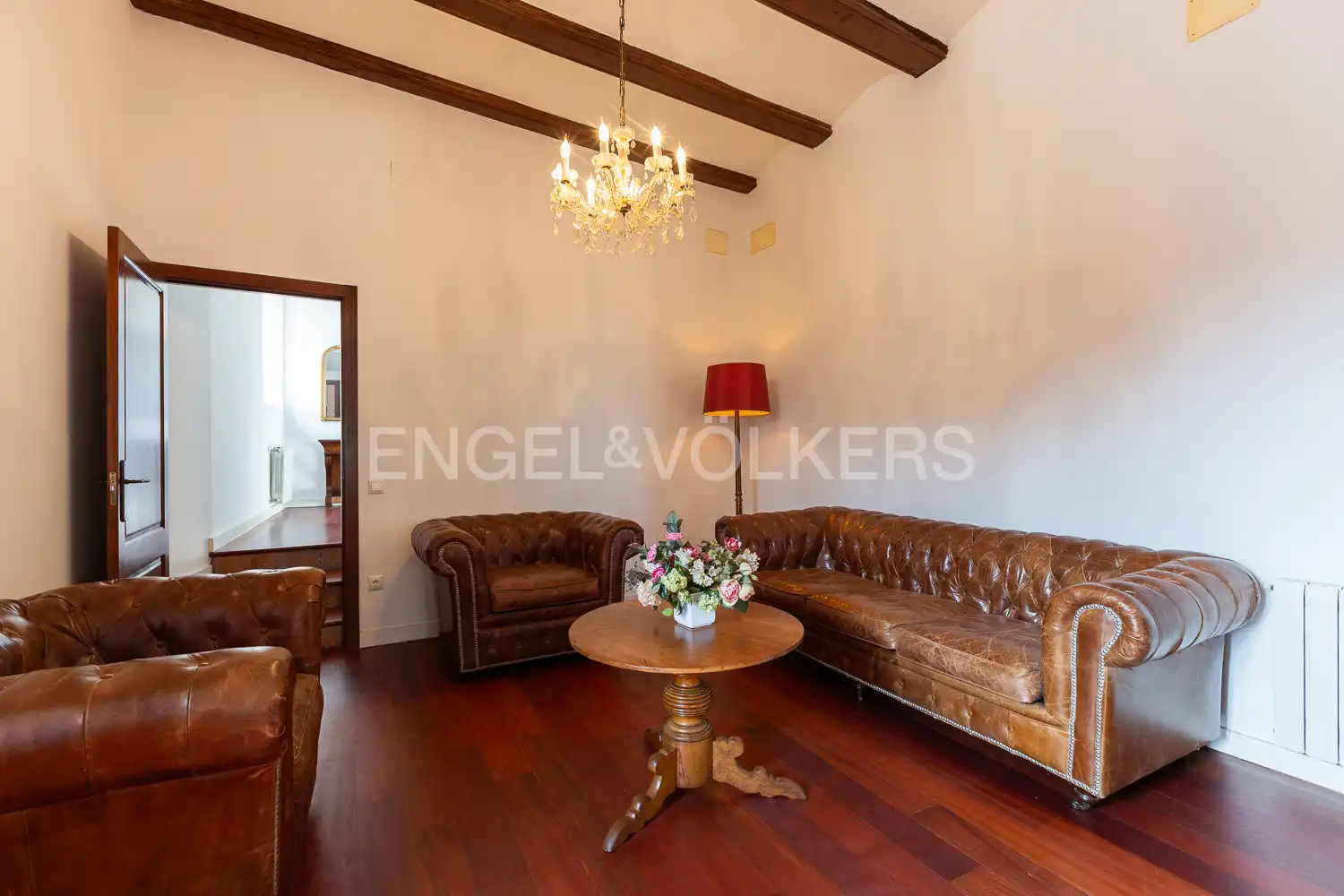 Sala de estar de Casa o chalet en venta en Manuel con Aire acondicionado, Calefacción y Parquet