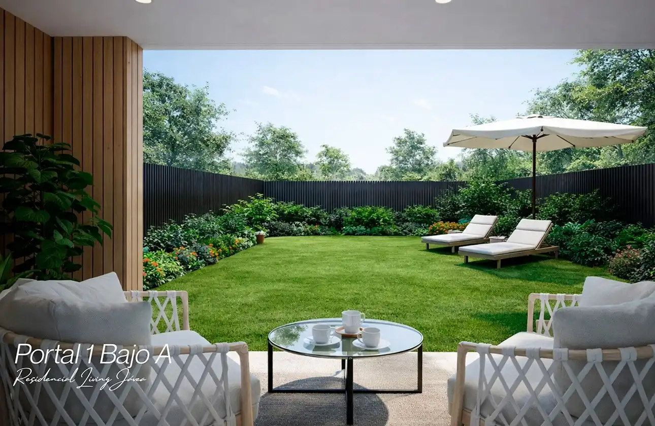 Terrace of Apartments for sale in Jávea / Xàbia  with Air Conditioner, Heating and Private garden