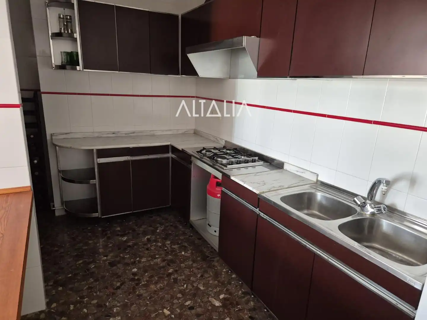 Kitchen of Flat for sale in Cervera del Llano  with Furnished