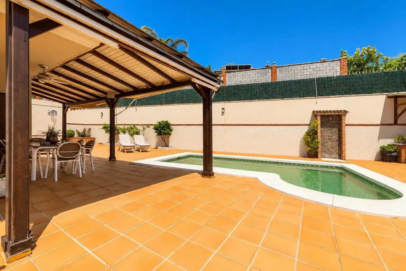 Swimming pool of Houses for sale in Alhaurín de la Torre  with Air Conditioner, Heating and Swimming Pool