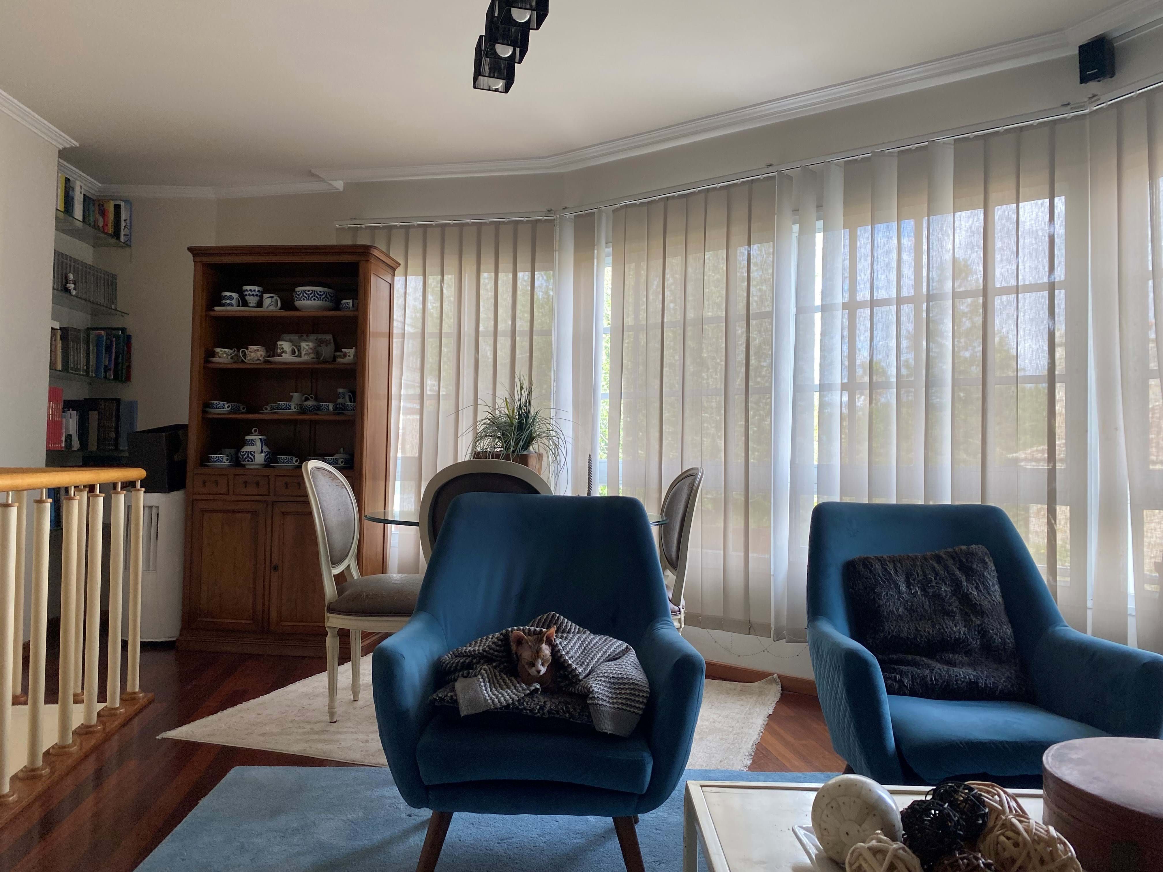 Wohnzimmer von Wohnung zum verkauf in Cambados mit Klimaanlage und Heizung