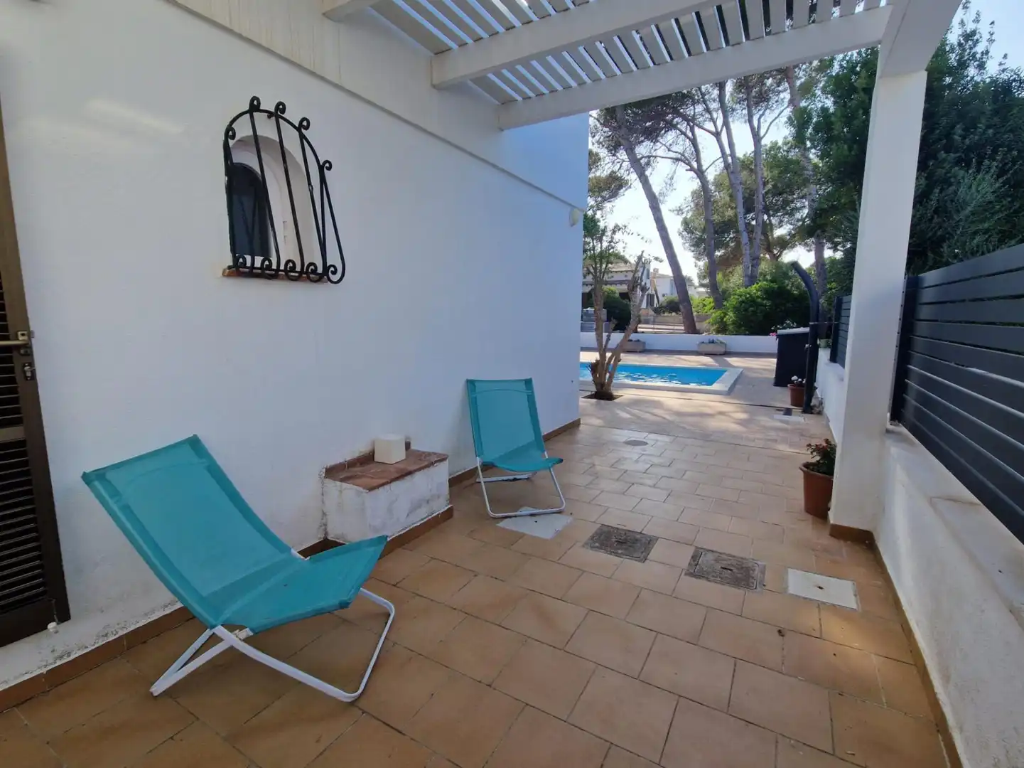 Garden of Houses for rent in Santa Margalida  with Air Conditioner, Heating and Furnished