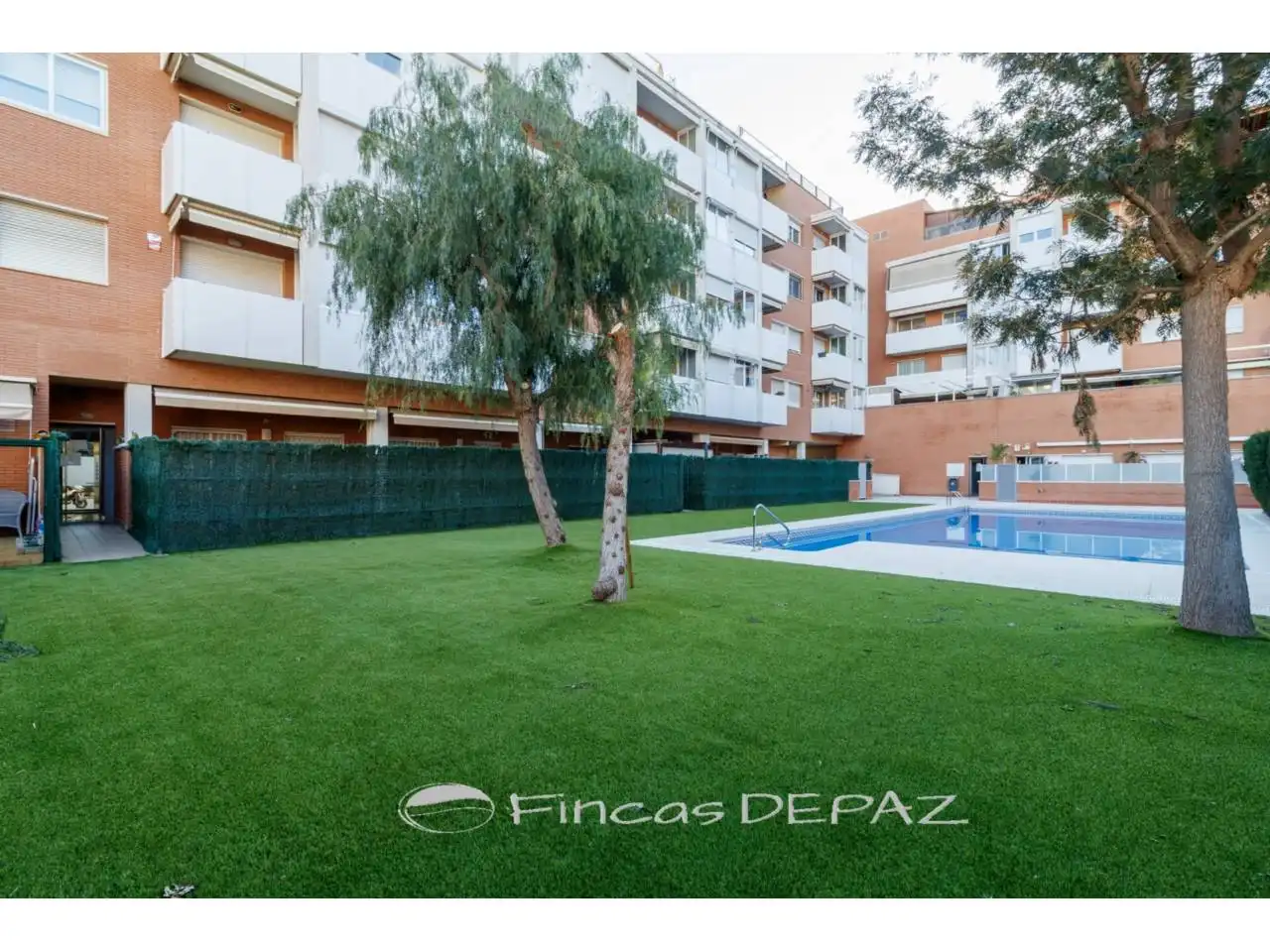 Swimming pool of Flat for sale in Castelldefels  with Heating, Private garden and Parquet flooring