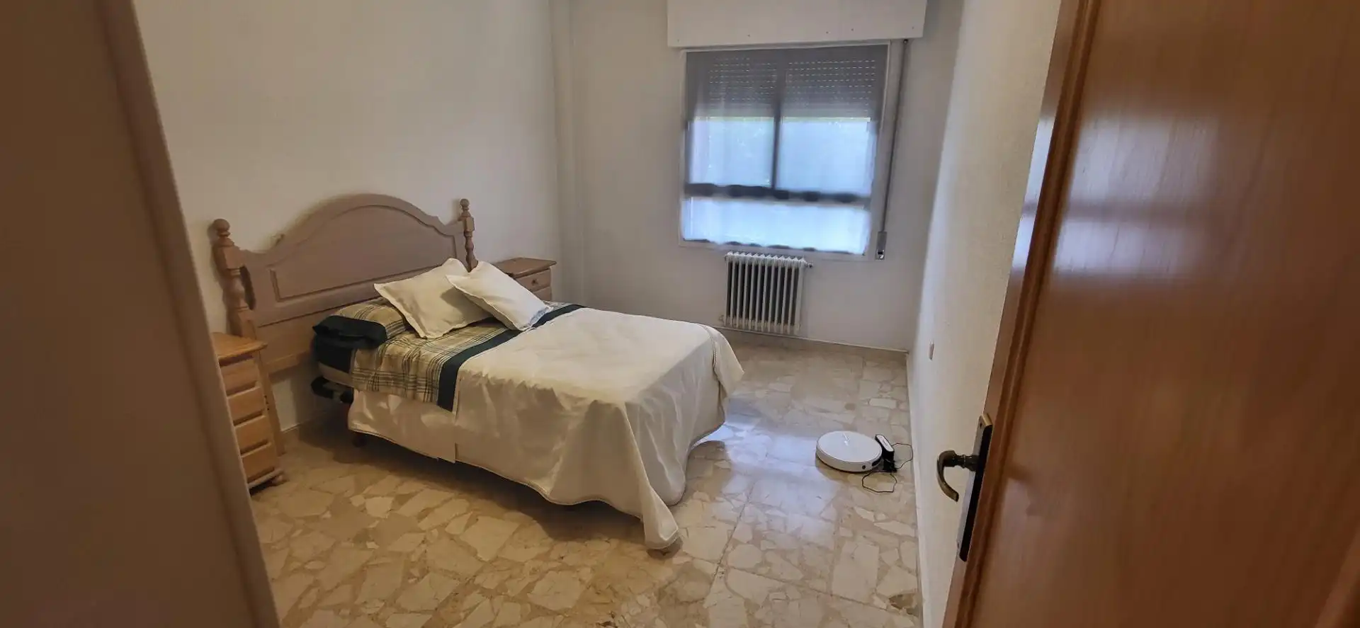 Bedroom of Flat for rent in Albacete  with Heating, Furnished and Balcony
