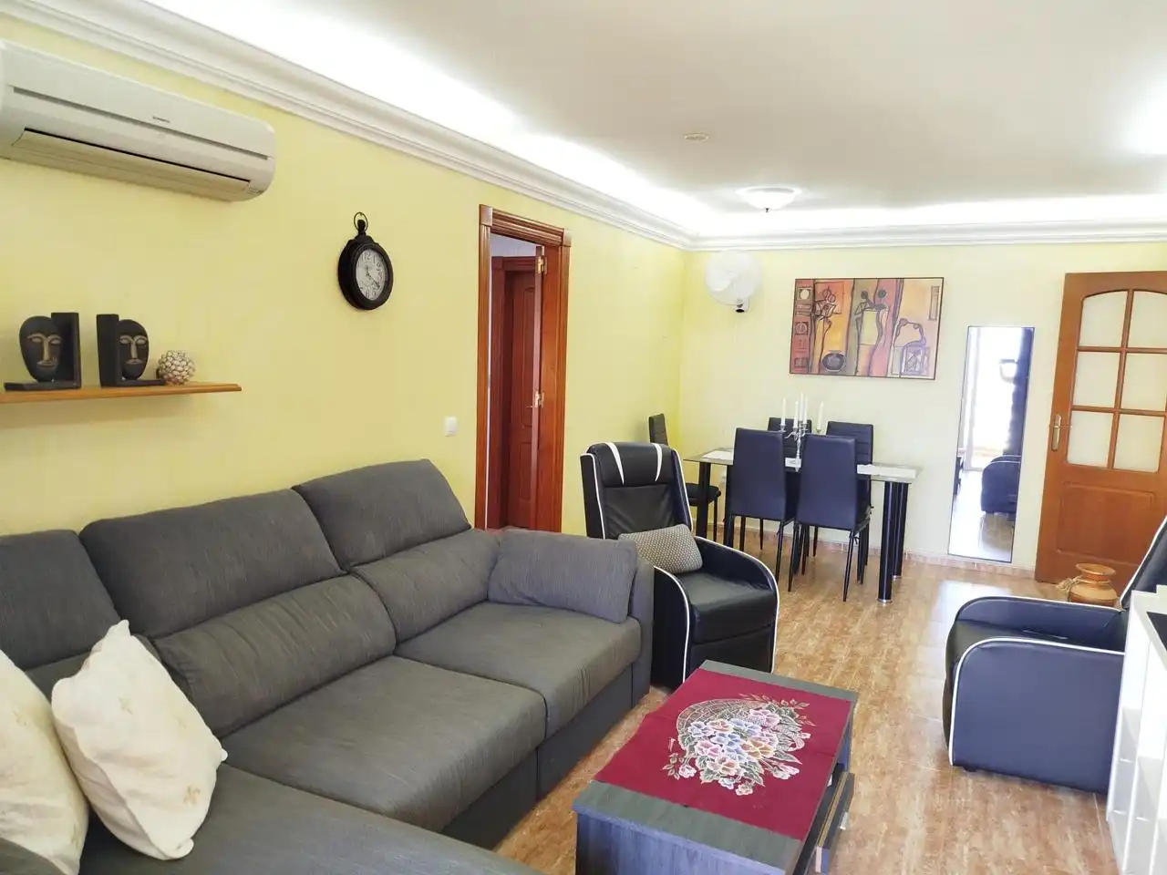Sala de estar de Apartamento en venta en La Manga del Mar Menor con Aire acondicionado, Calefacción y Terraza